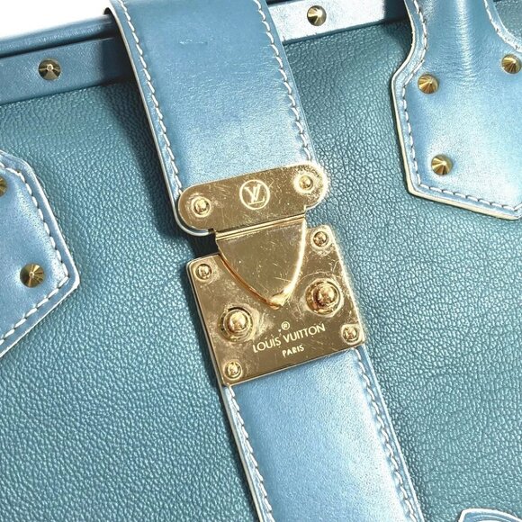 LOUIS VUITTON M91807 Suhali Angénieux PM Tote Bag Studs Hand Bag - Picture 8 of 12